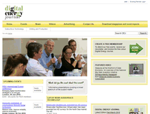 Tablet Screenshot of digitalenergyjournal.com